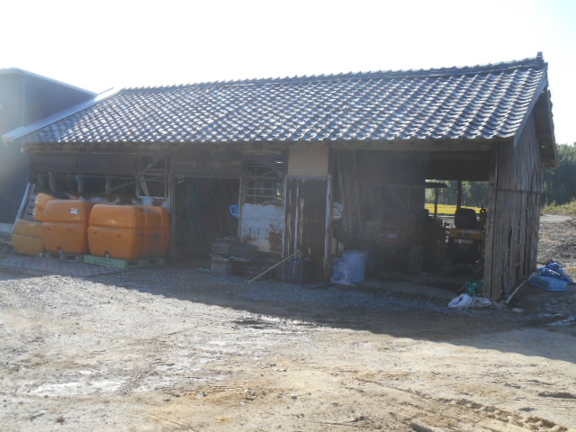 農具小屋外装改修工事